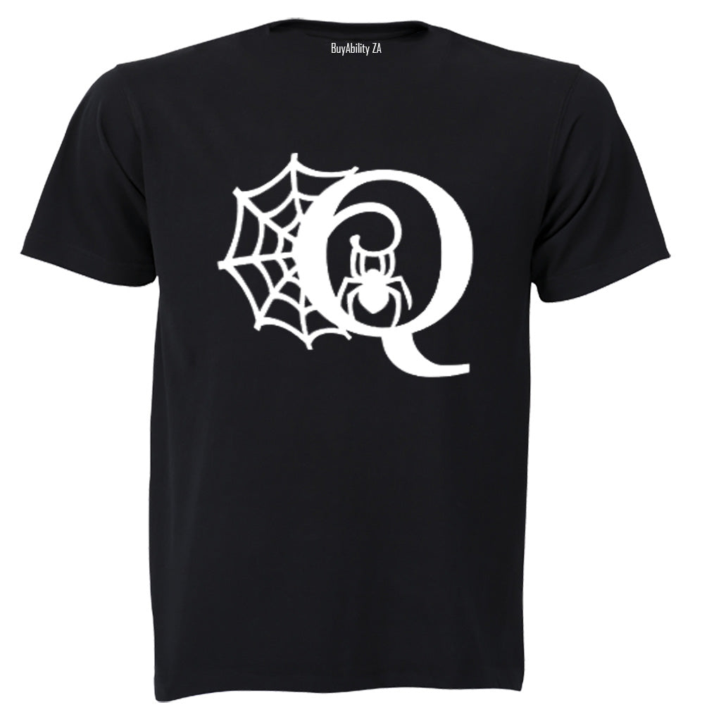 Q - Halloween Spiderweb - Kids T-Shirt