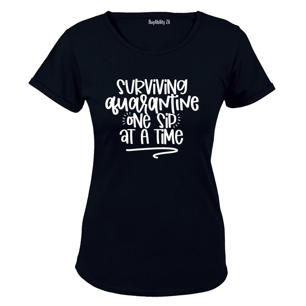 Quarantine - One Sip - Ladies - T-Shirt