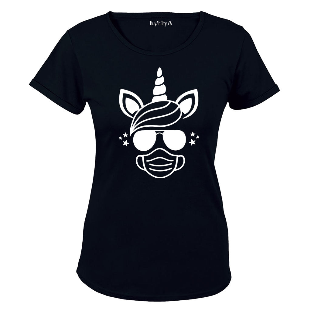 Quarantine Unicorn - Ladies - T-Shirt