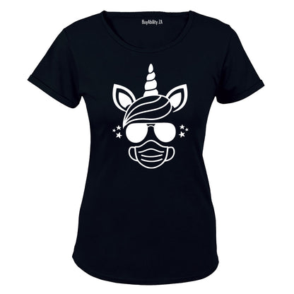 Quarantine Unicorn - Ladies - T-Shirt