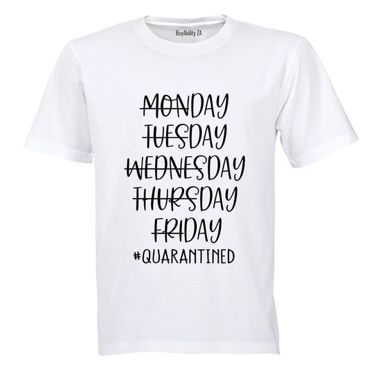 Quarantined Week - Kids T-Shirt