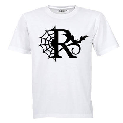 R - Halloween Spiderweb - Kids T-Shirt