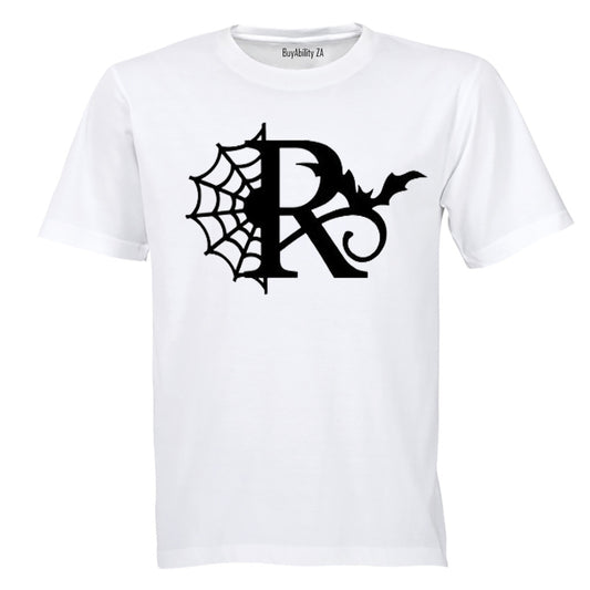 R - Halloween Spiderweb - Kids T-Shirt