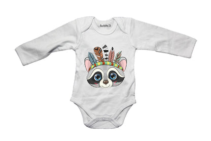 Raccoon Face - Baby Grow