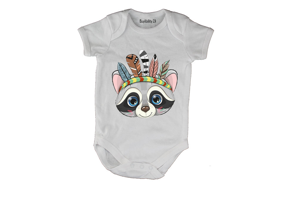 Raccoon Face - Baby Grow