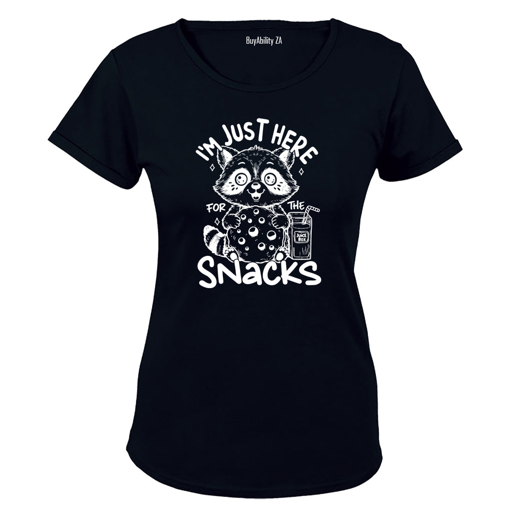 Raccoon Snacks - Ladies - T-Shirt - BuyAbility South Africa