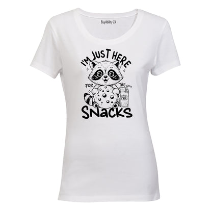 Raccoon Snacks - Ladies - T-Shirt - BuyAbility South Africa
