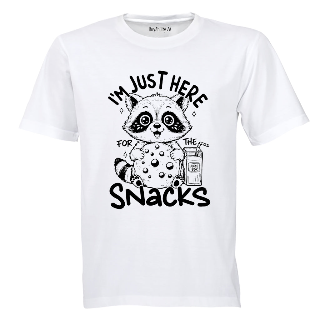 Raccoon Snacks - Adults - T-Shirt - BuyAbility South Africa