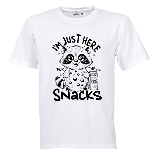 Raccoon Snacks - Adults - T-Shirt - BuyAbility South Africa