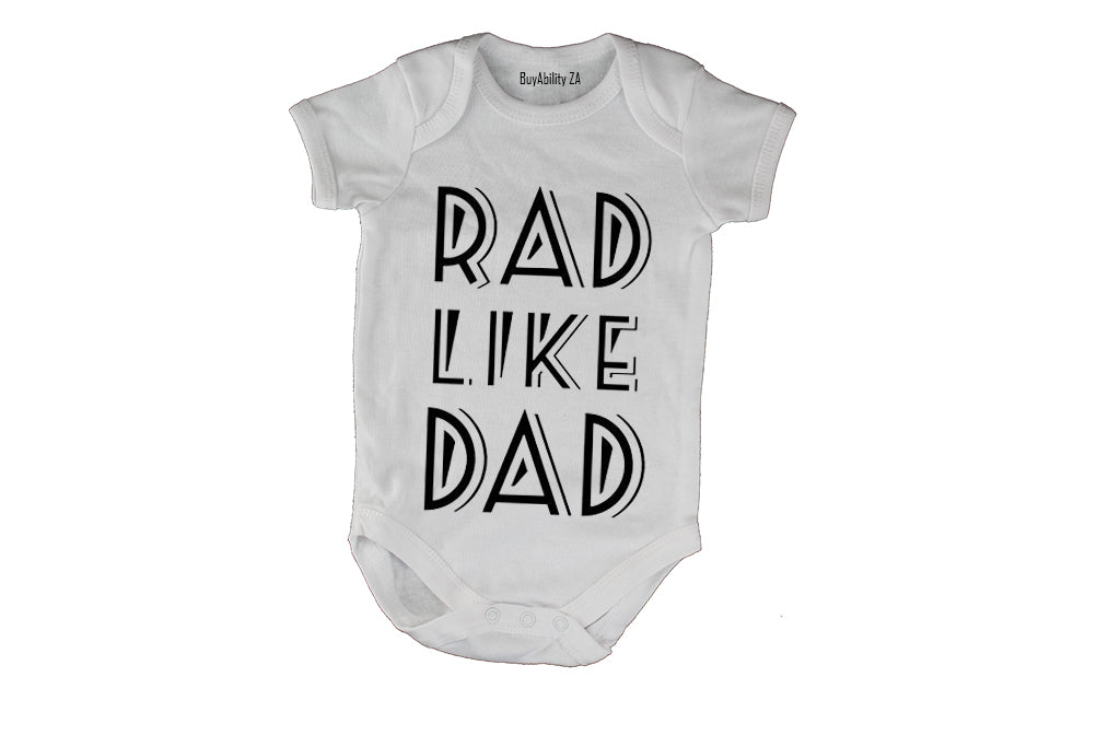 Rad Like Dad - Baby Grow