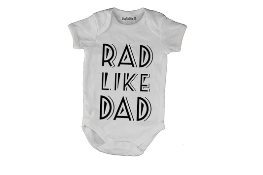 Rad Like Dad - Baby Grow