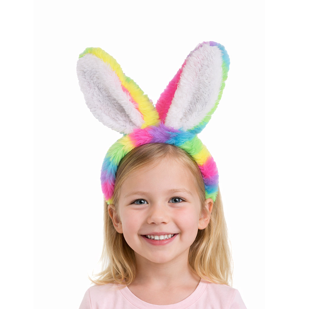 Colourful Bunny Ears Head Band - BuyAbility
