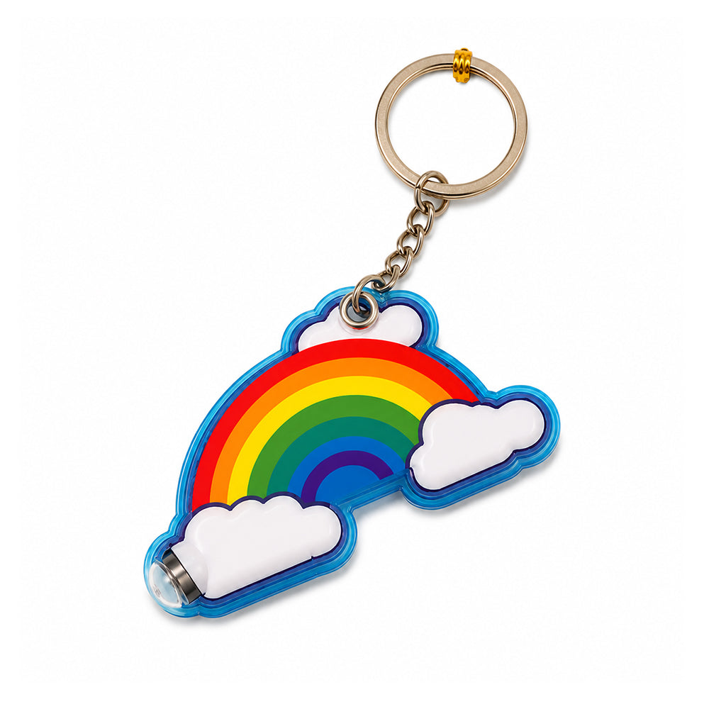 Rainbow Light-Up Keyring