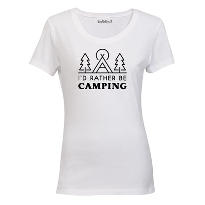 Rather Be Camping - Ladies - T-Shirt - BuyAbility South Africa