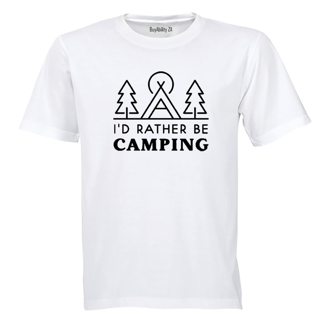 Rather Be Camping - Kids T-Shirt - BuyAbility South Africa