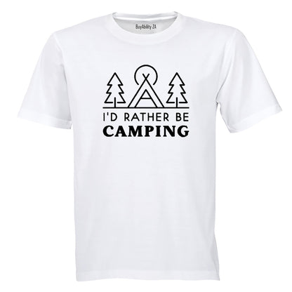 Rather Be Camping - Kids T-Shirt - BuyAbility South Africa