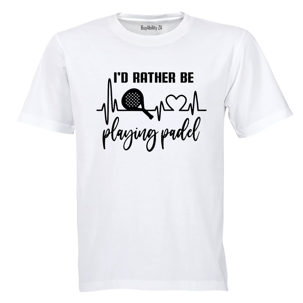Rather Be Playing Padel - Kids T-Shirt - BuyAbility South Africa
