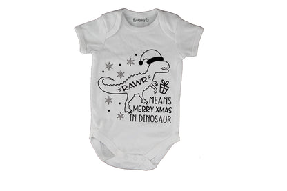 Rawr, Dino - Christmas - Baby Grow