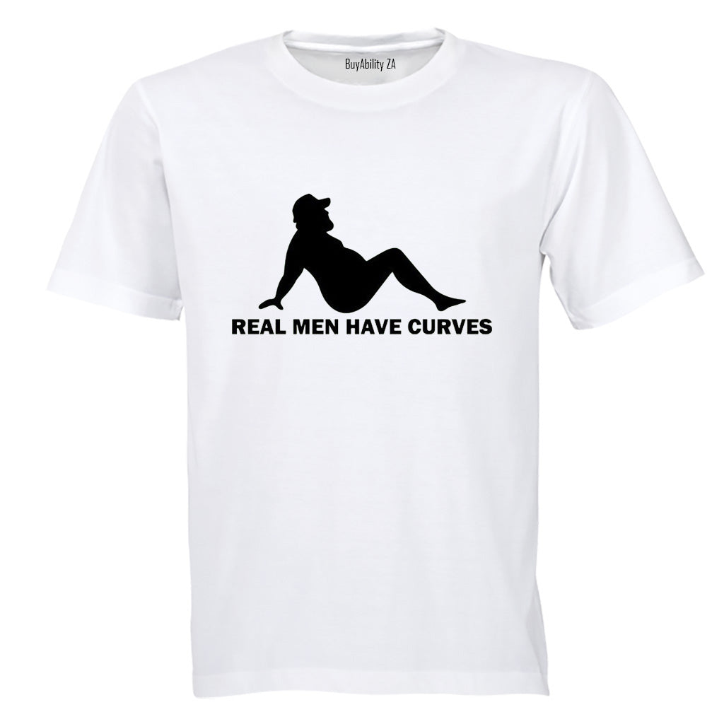 Real Men Have Curves - Dad Bod - Adults - T-Shirt