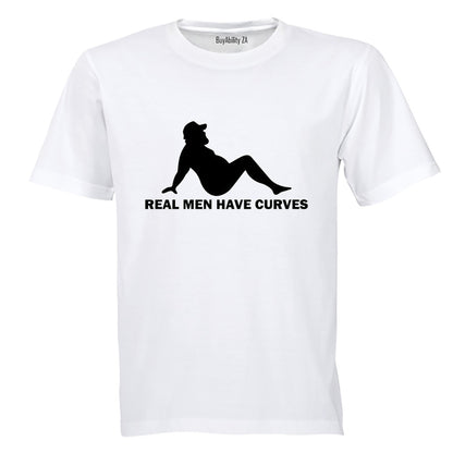 Real Men Have Curves - Dad Bod - Adults - T-Shirt