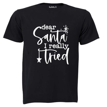 Really Tried - Christmas - Adults - T-Shirt