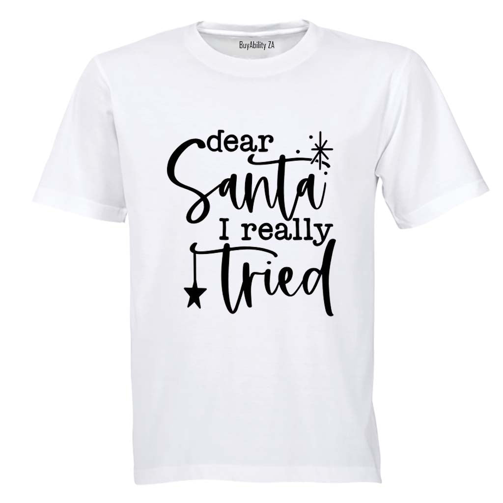 Really Tried - Christmas - Adults - T-Shirt