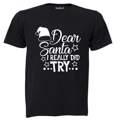 Really Did Try - Christmas - Kids T-Shirt