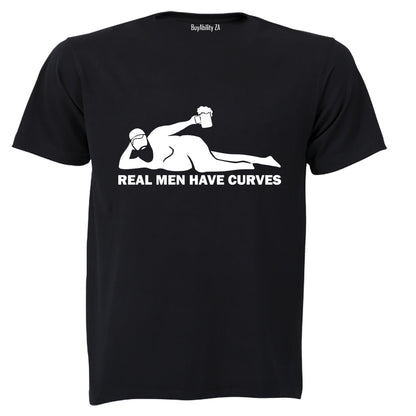 Real Men Have Curves - Adults - T-Shirt