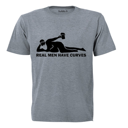 Real Men Have Curves - Adults - T-Shirt