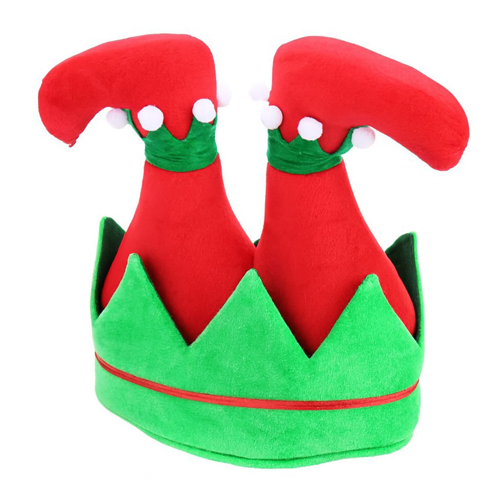 Red & Green Christmas Elf Pants Hat