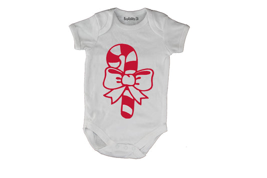 Red Candy Cane! - Baby Grow - BuyAbility