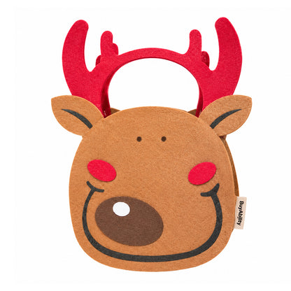 Christmas Reindeer Felt Gift Bag