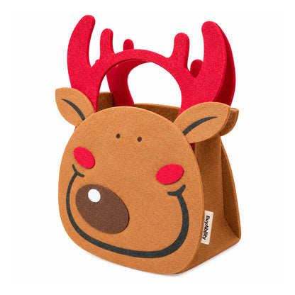 Christmas Reindeer Felt Gift Bag