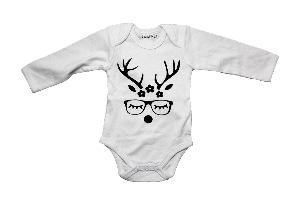 Christmas Miss Reindeer - Baby Grow