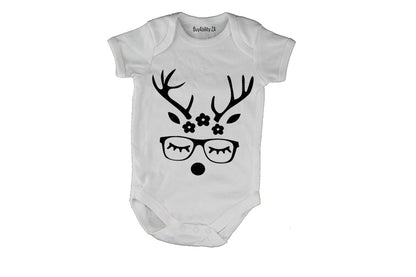 Christmas Miss Reindeer - Baby Grow