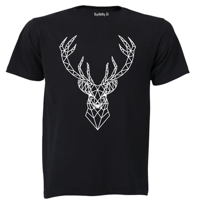 Reindeer Stencil - Christmas - Adults - T-Shirt
