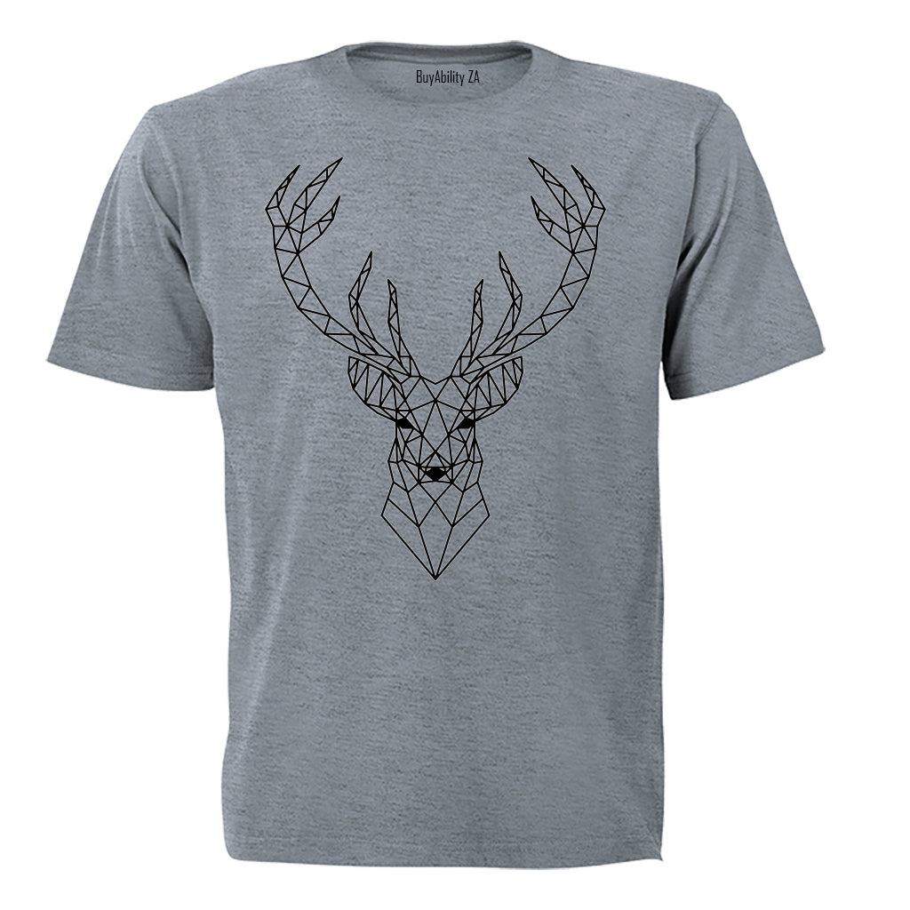 Reindeer Stencil - Christmas - Adults - T-Shirt