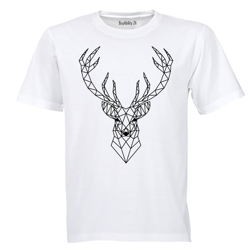 Reindeer Stencil - Christmas - Adults - T-Shirt