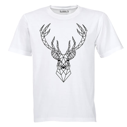 Reindeer Stencil - Christmas - Adults - T-Shirt