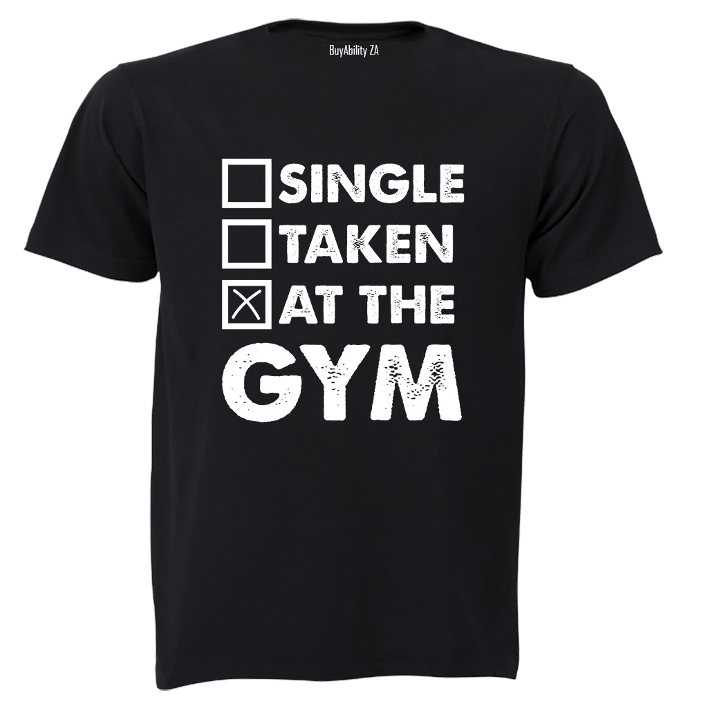Relationship Status Gym - Adults - T-Shirt - BuyAbility South Africa