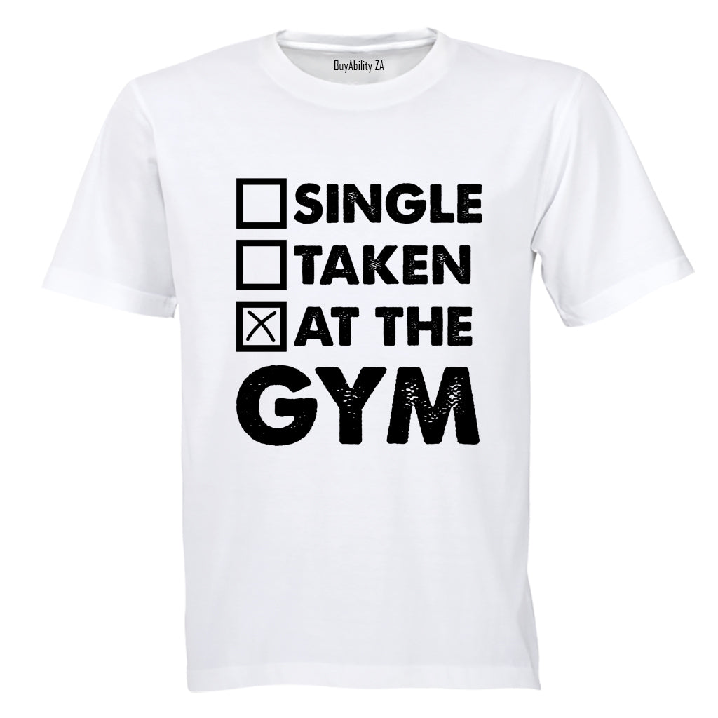 Relationship Status Gym - Adults - T-Shirt - BuyAbility South Africa