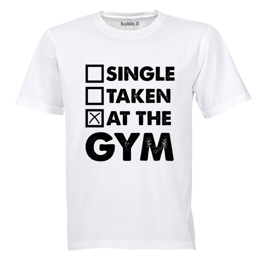 Relationship Status Gym - Adults - T-Shirt - BuyAbility South Africa