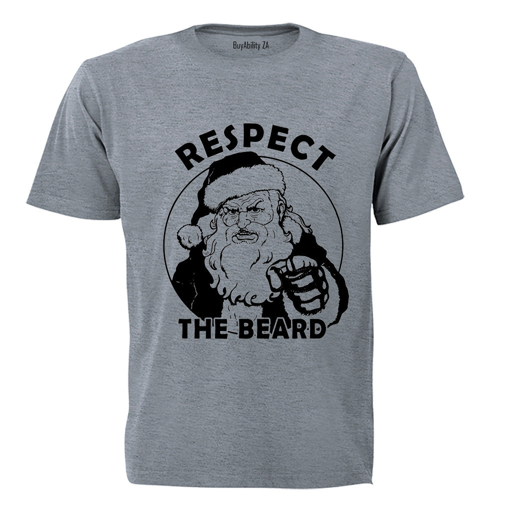 Respect The Beard - Christmas - Adults - T-Shirt