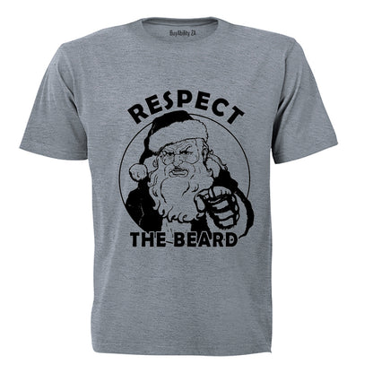 Respect The Beard - Christmas - Adults - T-Shirt