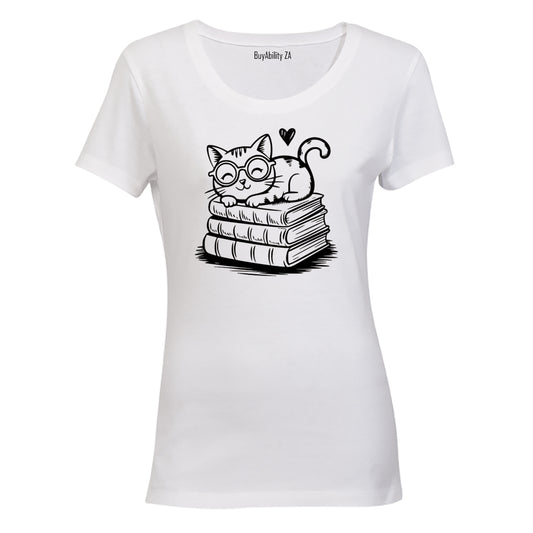 Resting Cat - Ladies - T-Shirt - BuyAbility South Africa
