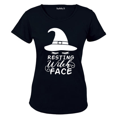 Resting Witch Face - Halloween Inspired - Ladies - T-Shirt
