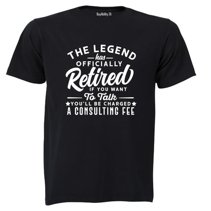 Retired - Consulting Fee - Adults - T-Shirt - BuyAbility South Africa