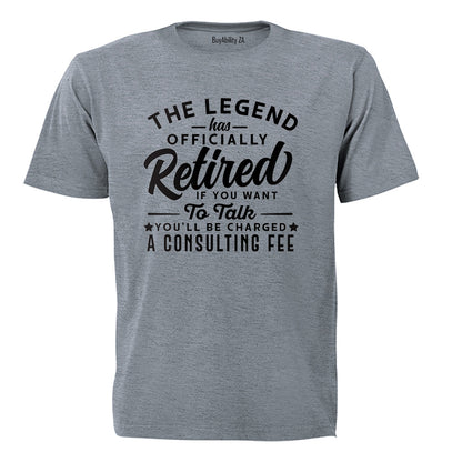Retired - Consulting Fee - Adults - T-Shirt - BuyAbility South Africa