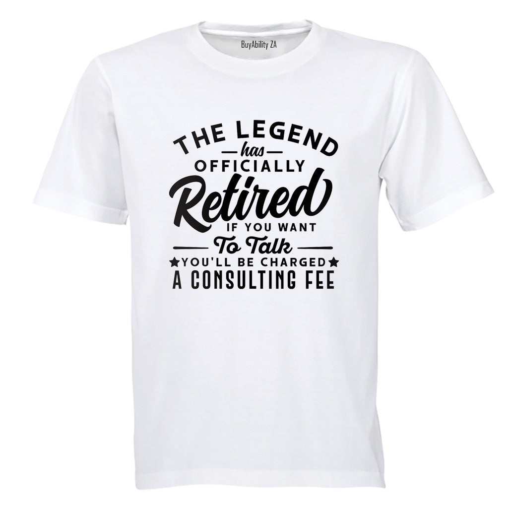 Retired - Consulting Fee - Adults - T-Shirt - BuyAbility South Africa
