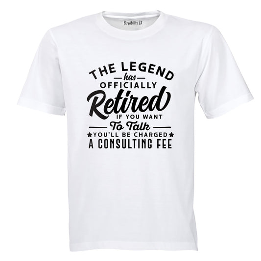 Retired - Consulting Fee - Adults - T-Shirt - BuyAbility South Africa